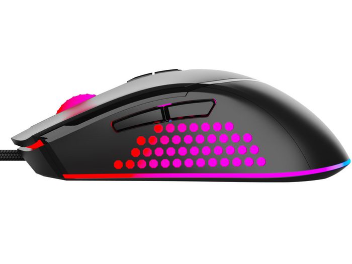 Sandberg Azazinator Mouse 6400 - Souris de jeu sans fil à haute résolution avec rétroéclairage RGB programmable