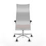 Piqueras y Crespo Chaise de Bureau Albacete XL Marron et Blanc