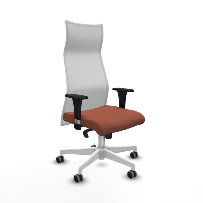 Piqueras y Crespo Chaise de Bureau Albacete XL Marron et Blanc Piqueras y Crespo Chaise de Bureau Albacete XL Marron et Blanc