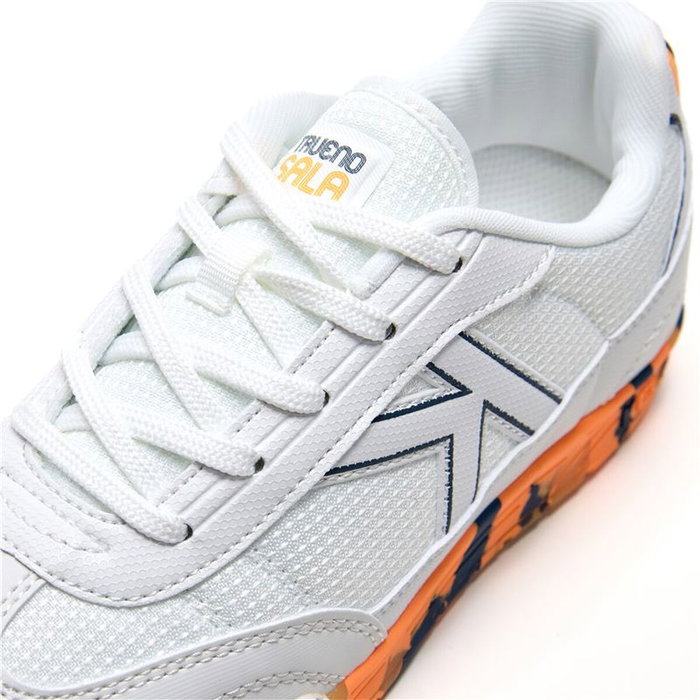 Chaussures de Futsal pour Enfants Kelme Trueno Lace Blanc M