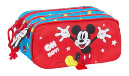 Safta Portatodo Triple Big Mickey Mouse "Fantastic" Coffret de rangement 21.5 x 10 x 8 cm, pour enfant à partir de 3 ans