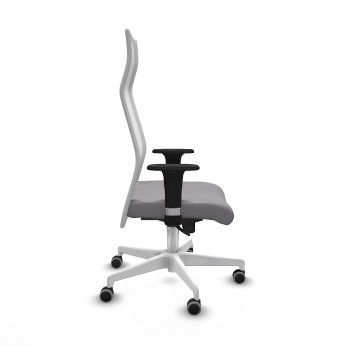 Piqueras y Crespo Albacete Chaise de Bureau Gris et Blanc