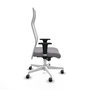 Piqueras y Crespo Albacete Chaise de Bureau Gris et Blanc