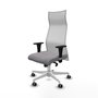 Piqueras y Crespo Albacete Chaise de Bureau Gris et Blanc