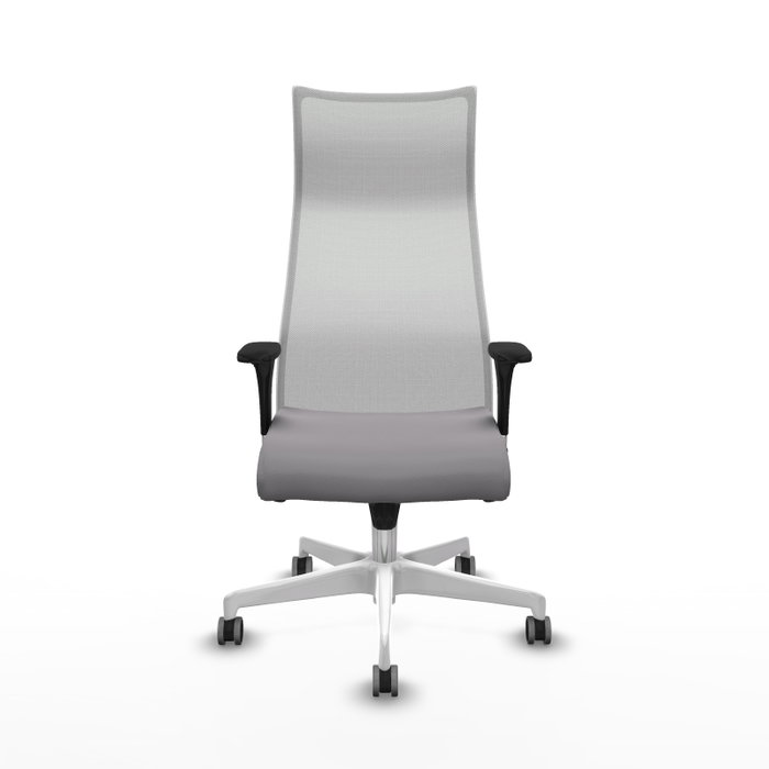 Piqueras y Crespo Albacete Chaise de Bureau Gris et Blanc