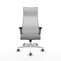Piqueras y Crespo Albacete Chaise de Bureau Gris et Blanc