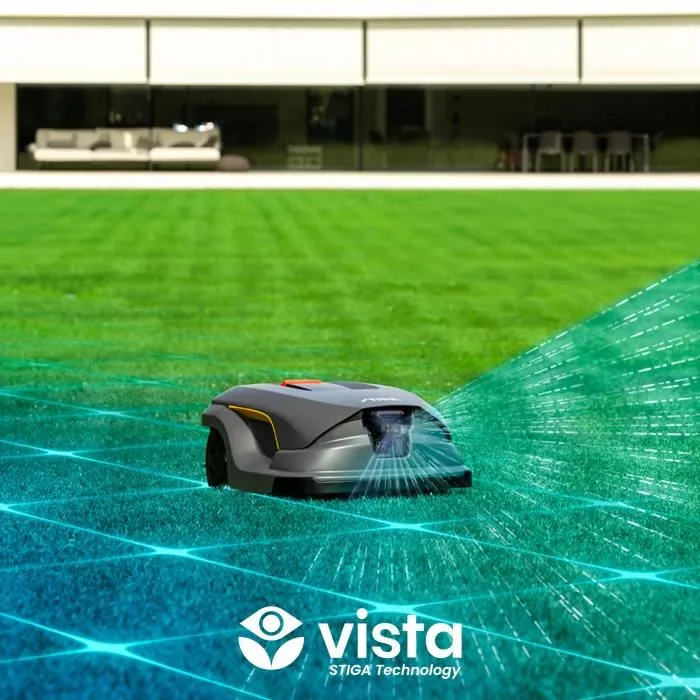 Stiga A 50V - Robot tondeuse pour surfaces jusqu'à 5000 m² avec caméra IA