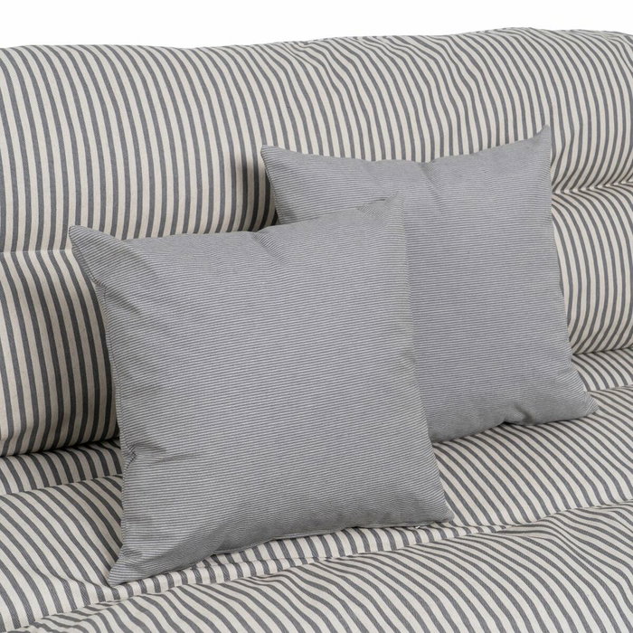BigBuy Garden Coussin 4 Pièces Gris 120 x 80 cm