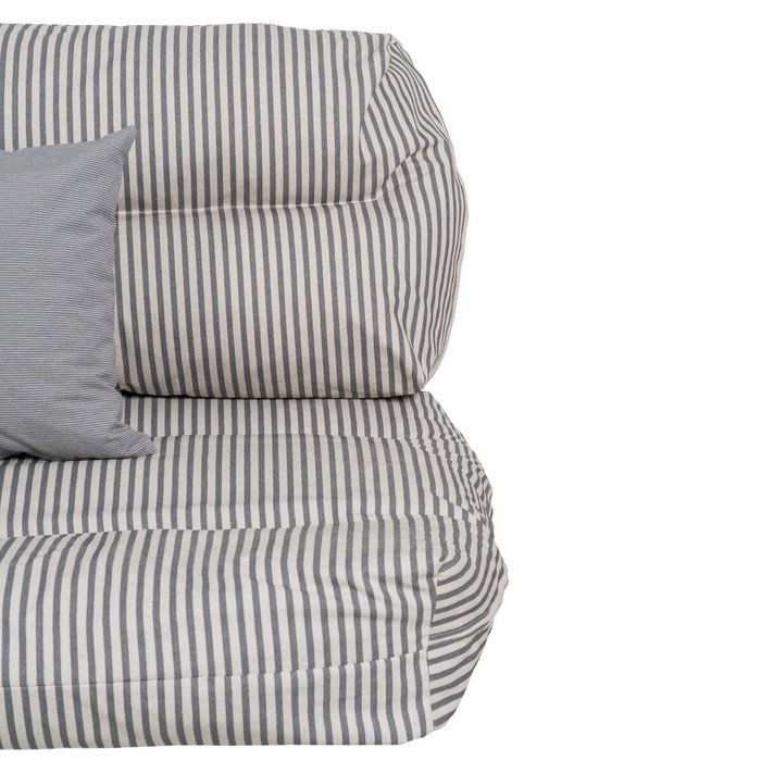 BigBuy Garden Coussin 4 Pièces Gris 120 x 80 cm