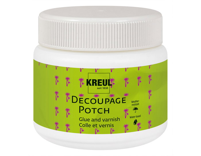 Kreul Cola-Laca ART POTCH pour decoupage satiné 150ml Kreul Cola-Laca ART POTCH pour decoupage satiné 150ml