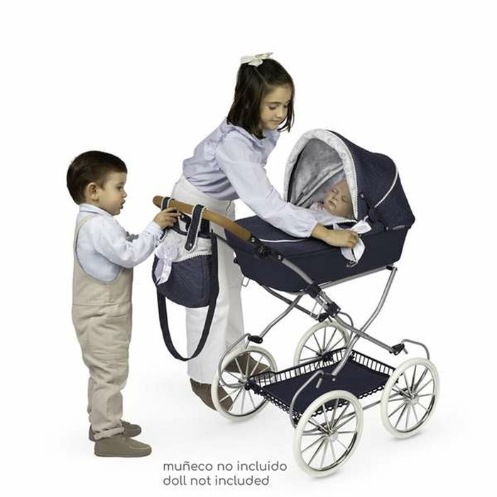 Decuevas Poussette pour poupées pliable avec sac vintage Decuevas Poussette pour poupées pliable avec sac vintage