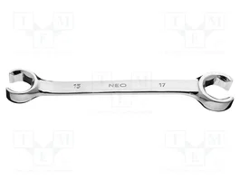 NEO TOOLS Clé à œil semi-ouverte double face 15mm, 17mm
