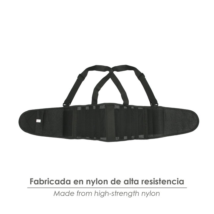 WOLFPACK LINEA PROFESIONAL Ceinture lombaire à bretelles taille S/M