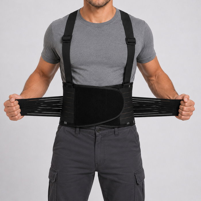 WOLFPACK LINEA PROFESIONAL Ceinture lombaire à bretelles taille S/M