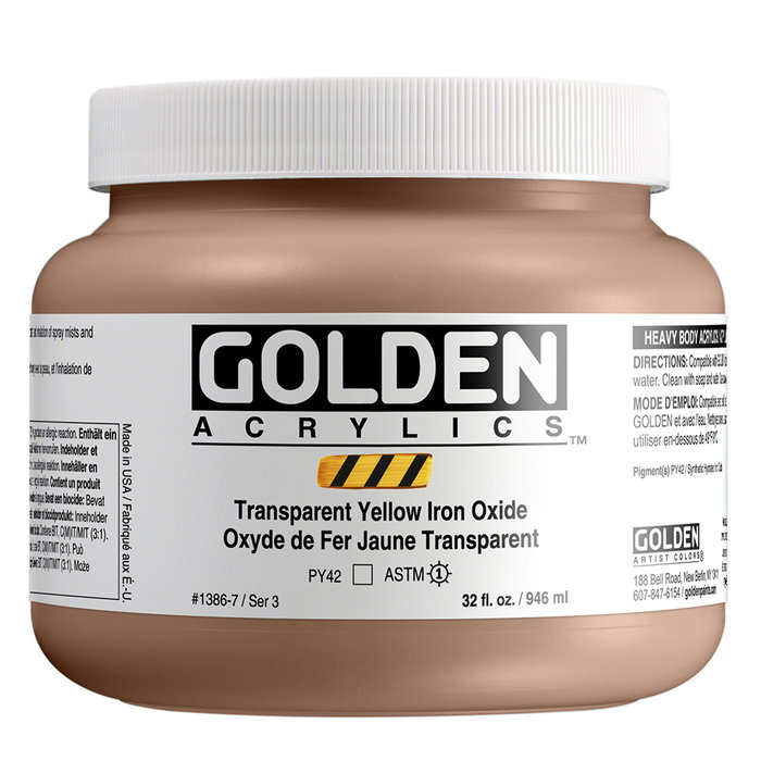 Golden Jaune Transparent Oxyde de Fer Heavy Body Golden Jaune Transparent Oxyde de Fer Heavy Body