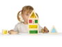 Cayro - Blocs de couleurs inspirés Montessori - Jouet éducatif en bois - À partir de 12 mois