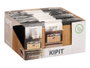 KIPIT Organisateur carré en bambou noir