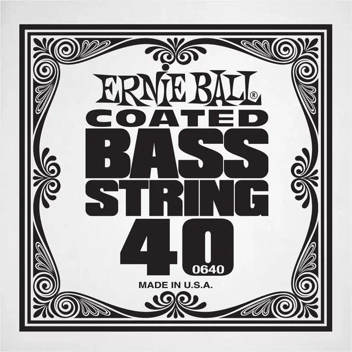 Ernie Ball Corde Basse Slinky Coated Entorchée 040 Ernie Ball Corde Basse Slinky Coated Entorchée 040