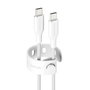 PanzerGlass empower Câble USB-C vers USB-C 60W, 2m, Blanc