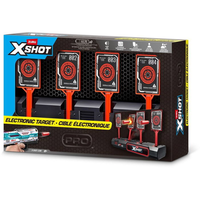 Zuru XSHOT Pistolet à Fléchettes avec Cible Électronique Interactive