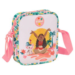SAFTA Sac bandoulière Vaiana Moana Disney - Bandoulière ajustable - Dimensions 16 x 4 x67 cm