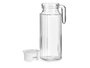 Vivalto Jarre avec couvercle blanc 950 ml verre 11,5x23,5x8 cm (Set de 12)