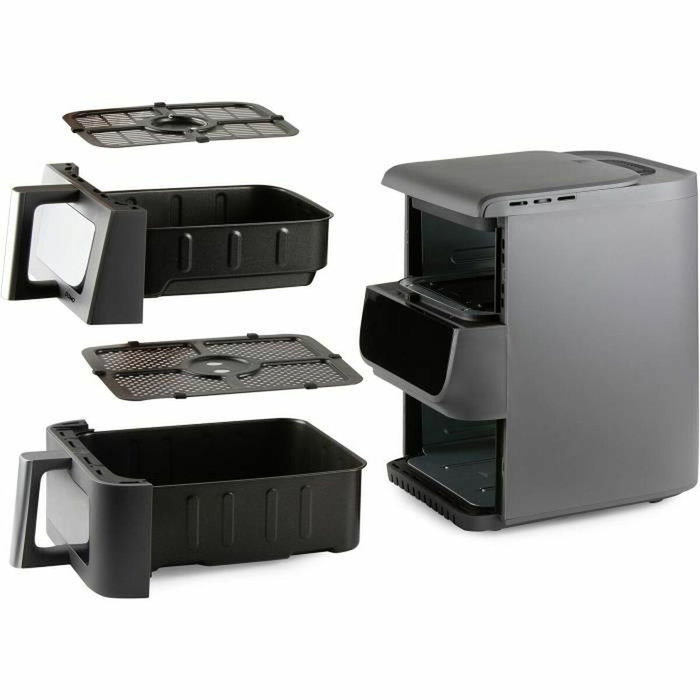 Domo Airfryer DO550FR - Friteuse sans huile double cuve 10 L (3,5 L + 6,5 L)