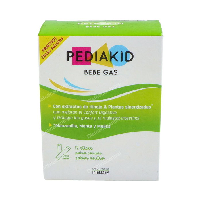 INELDEA PEDIAKID bebe gases biberon 12sticks INELDEA PEDIAKID bebe gases biberon 12sticks
