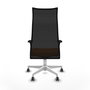Piqueras y Crespo Chaise de Bureau Albacete Orange et Noir