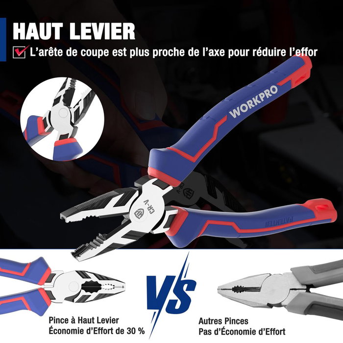 Pinces Workpro 200 mm