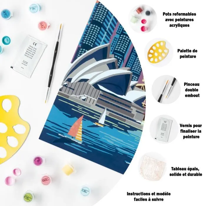 Ravensburger CreArt Sydney 23526 Peinture par numéros 24x30 cm Dès 10 ans