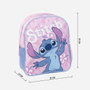 Cerdá Mochila Infantil Escolar Stitch - Sac à dos pour école enfant 3 ans et plus, rose - Dimensions 25 x 20 x 30 cm