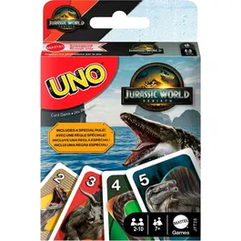 Mattel Games - Jeu de cartes UNO JW SAGA, pour enfants à partir de 6 ans, 2 joueurs ou plus, durée de jeu environ 30 minutes