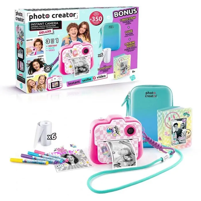 Creation Lamis Appareil Photo Instantané - Pack Deluxe (Rose) Creation Lamis Appareil Photo Instantané - Pack Deluxe (Rose)