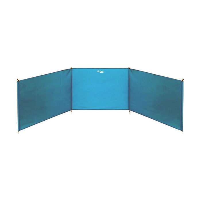 pare-vent de plage Aktive 200 x 75 x 84 cm Bleu