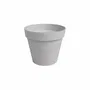 Artevasi Pot de Fleurs CAPRI Gris Clair - 40 cm, Plastique Résistant pour Intérieur et Extérieur - L40 x P40 x H34.7 cm