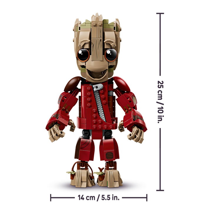 LEGO Marvel Groot en tenue de Ravageur 76341