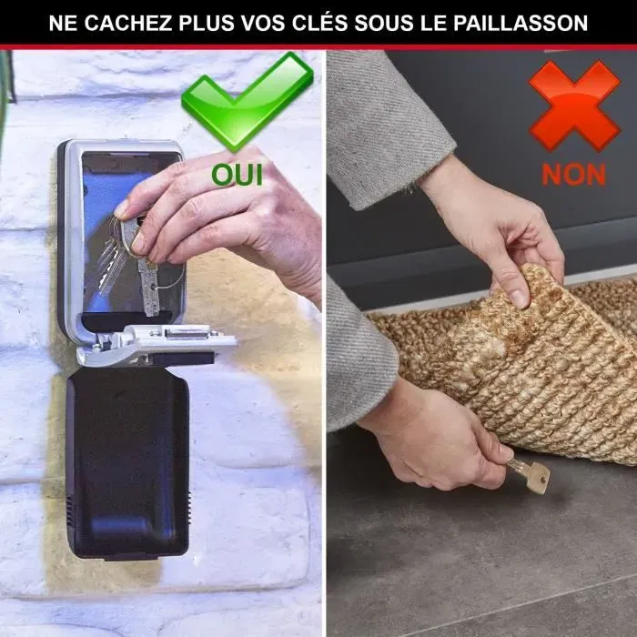 Master Lock Boîte à clés sécurisée 5425EURD Format M - Coffre Select Access pour partage de clés