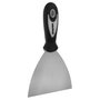 WOLFPACK LINEA PROFESIONAL Spatule en acier inoxydable 120 mm avec manche en caoutchouc