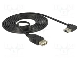 DELOCK Câble USB 2.0 noir 2m