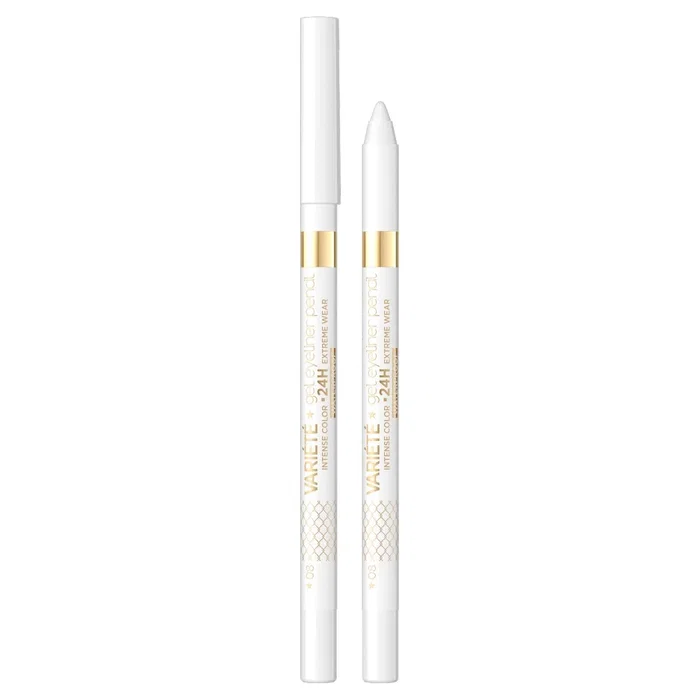 Eveline Cosmetics Crayon eyeliner en gel Blanc 08 Eveline Cosmetics Crayon eyeliner en gel Blanc 08