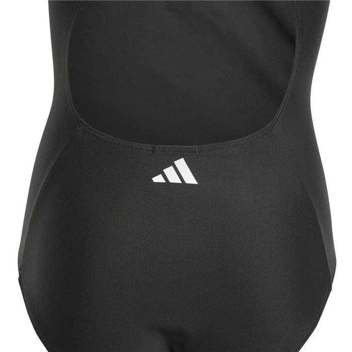 Maillot de Bain Fille Adidas 3 Bandas Mid Suit Gy Noir 42,5