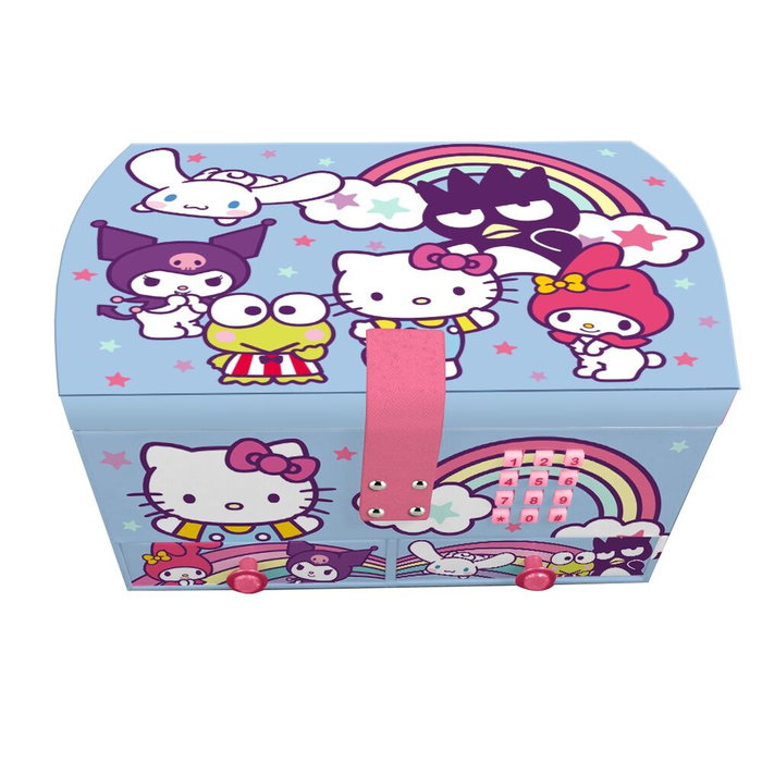 KIDS LICENSING Boîte à bijoux secrète Hello Kitty and Friends avec son