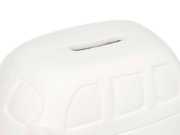 PINCELLO Hucha Pintar Furgoneta 6 Couleurs avec Pinceau, Blanc
