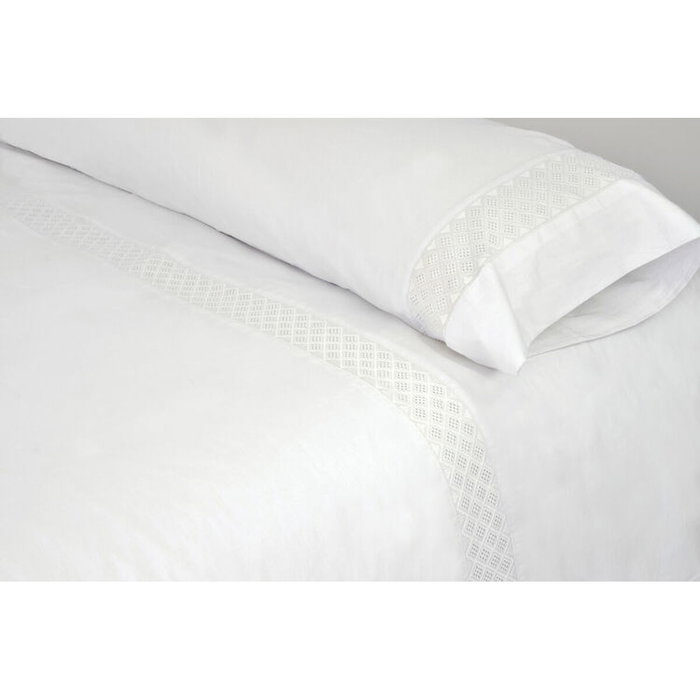Parure de couette Pierre Cardin ELISA Blanc Gran lit 2 persones 2 Pièces 3 Pièces Parure de couette Pierre Cardin ELISA Blanc Gran lit 2 persones 2 Pièces 3 Pièces