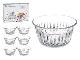 Pasabahce Set 6 Bols Frezya 175 ml, Verre Transparent, 9.8 x 5 cm (Diamètre x Hauteur) (Set de 4)