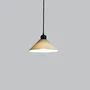 Lampe Suspendue Colt Blanc/Florón Noir/Câble Noir E27 Lampe de Plafond Design Minimaliste Moderne