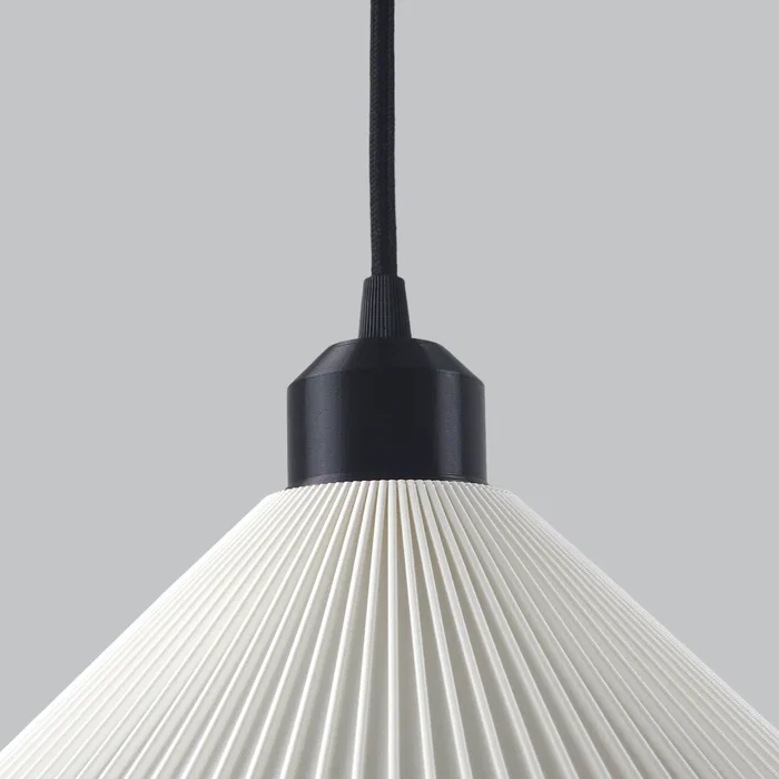 Lampe Suspendue Colt Blanc/Florón Noir/Câble Noir E27 Lampe de Plafond Design Minimaliste Moderne Lampe Suspendue Colt Blanc/Florón Noir/Câble Noir E27 Lampe de Plafond Design Minimaliste Moderne