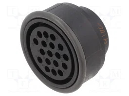 HARTING Connecteur rond femelle industriel 18 broches UIC558