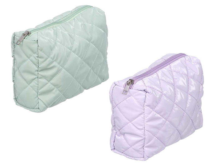 BERILO Nécessaire ovale assortiment lilas et vert